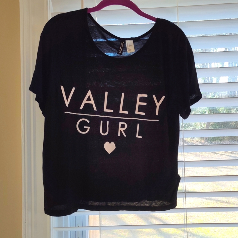 H&M 'Valley Gurl' Shirt Size Medium